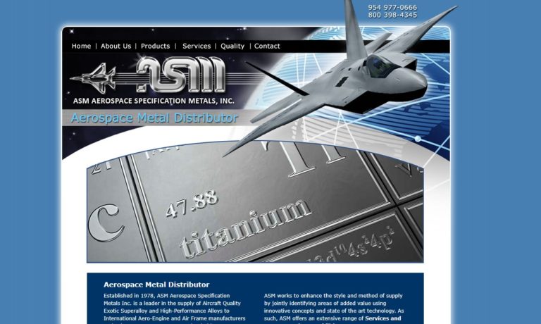 ASM Aerospace Specification Metals, Inc.
