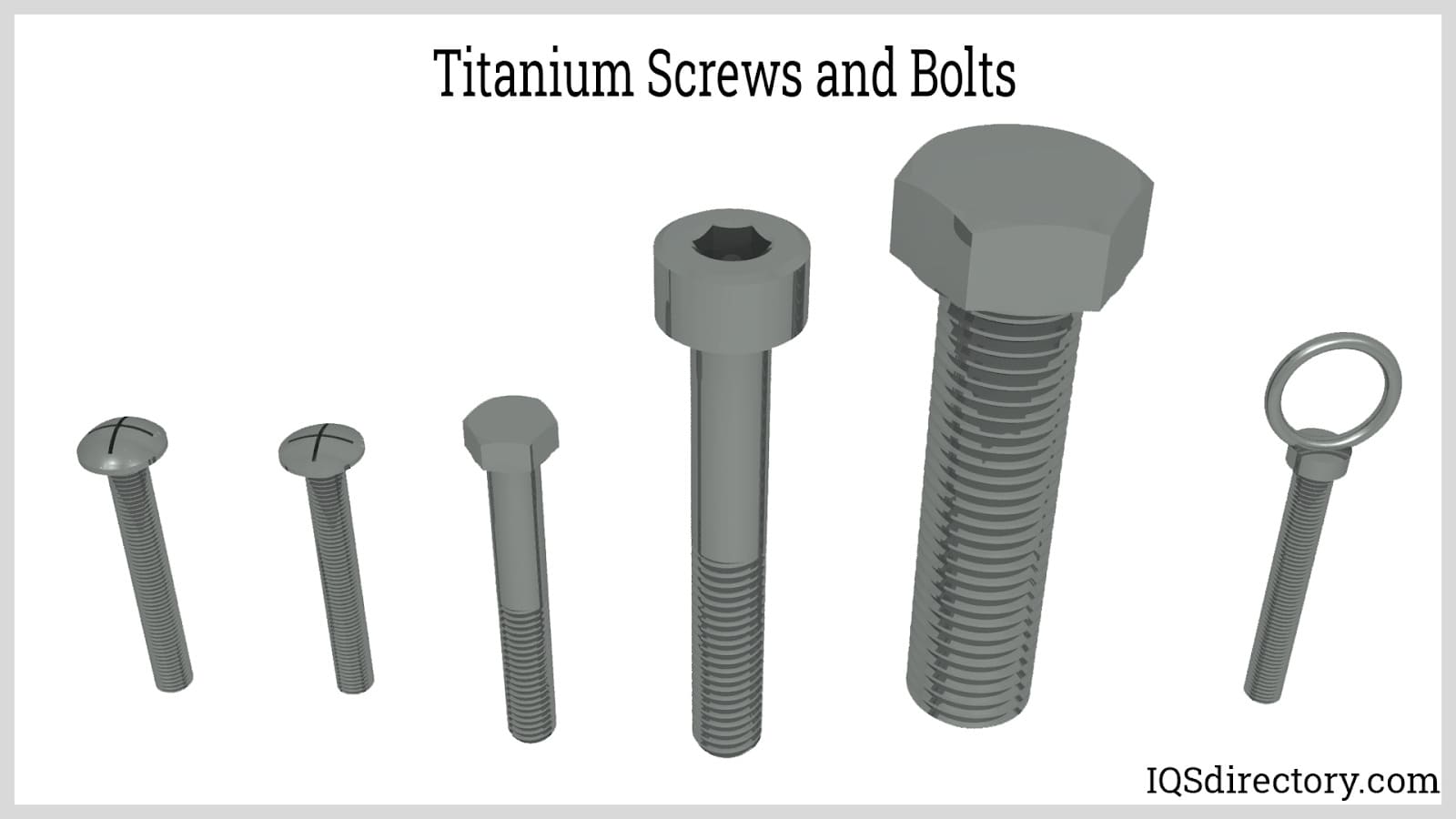 titanium screws and bolts