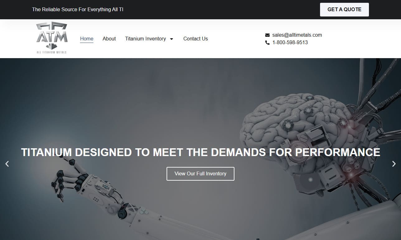 All Titanium Metals All Titanium Metals